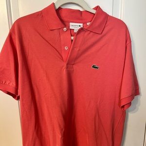 New with Tags Lacoste Pink Polo